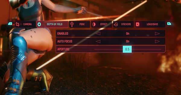 Cyberpunk 2077 - Photo Mode Depth of Field