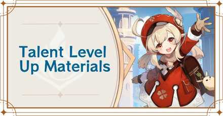 Talent Level Up Materials