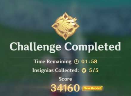 Gliding Challenge Score