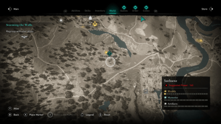 Storming The Walls - Starting Location