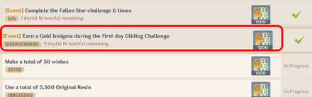 Gliding Challenge BEP