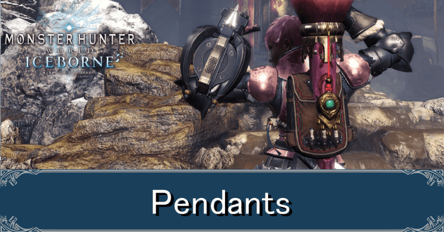 List Of Pendants Monster Hunter World Mhw Game8