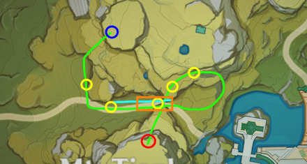 Genshin - Gliding Challenge Day 5 - Cloudy View