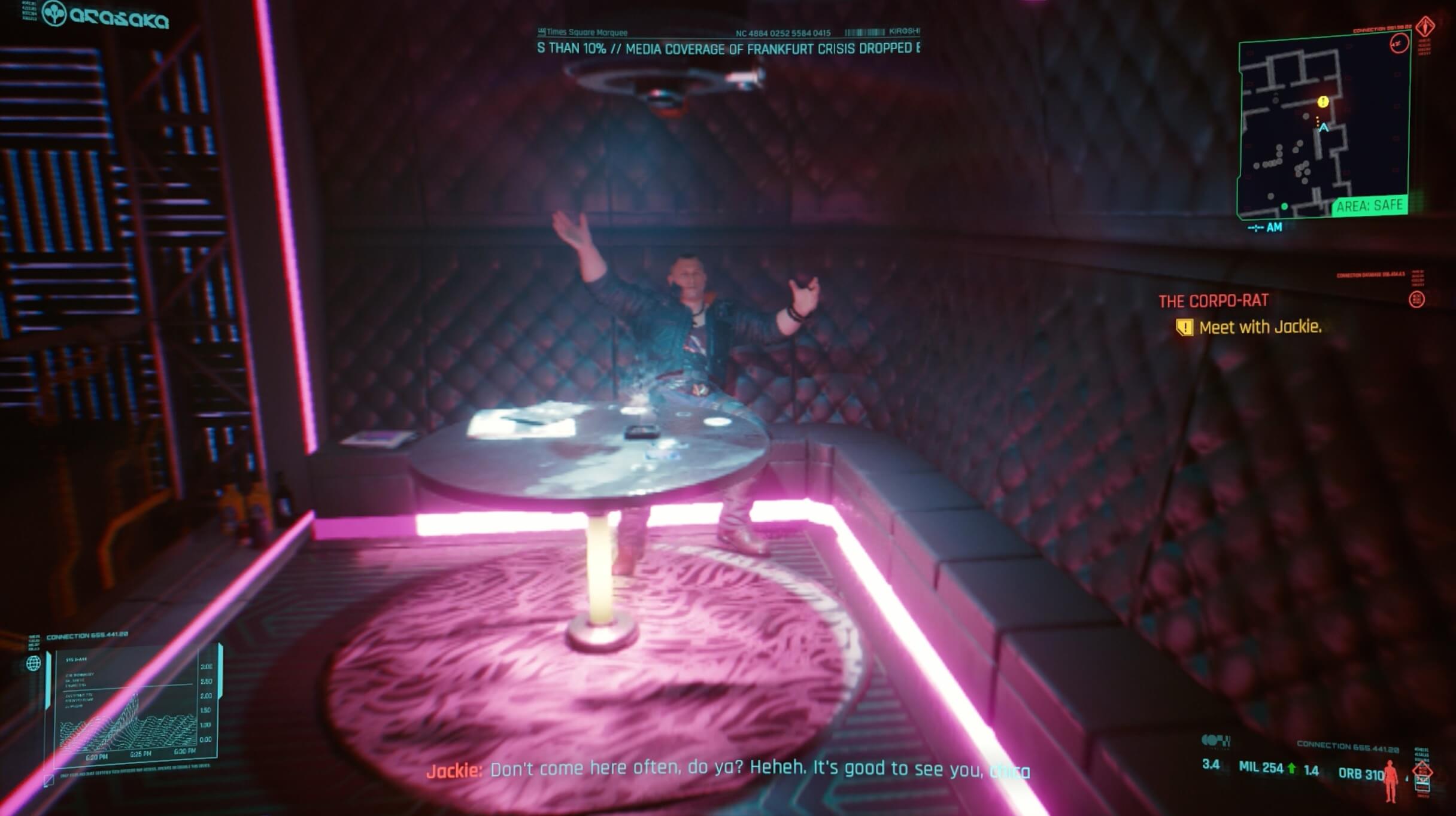 Cyberpunk 2077 Phantom Liberty - Meeting with Jackie