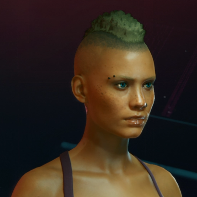 Cyberpunk 2077 Female Hairstyle 36