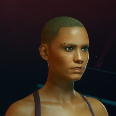 Cyberpunk 2077 Female Hairstyle 34