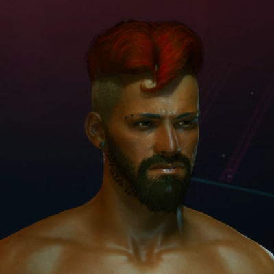 Cyberpunk 2077 Male Hairstyle 23