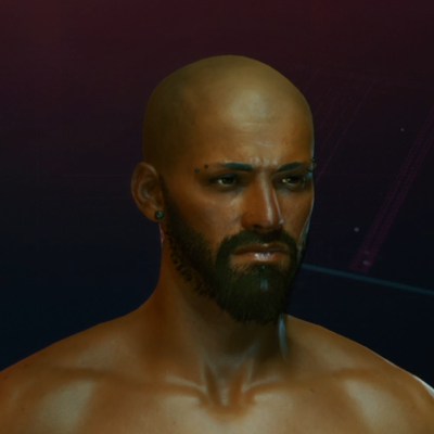 Cyberpunk 2077 Male Hairstyle 50
