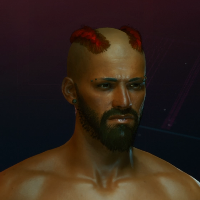 Cyberpunk 2077 Male Hairstyle 24