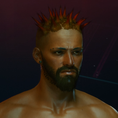 Cyberpunk 2077 Male Hairstyle 33
