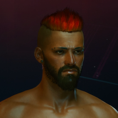 Cyberpunk 2077 Male Hairstyle 35