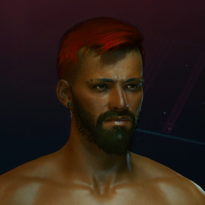 Cyberpunk 2077 Male Hairstyle 36