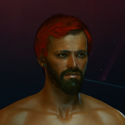 Cyberpunk 2077 Male Hairstyle 37