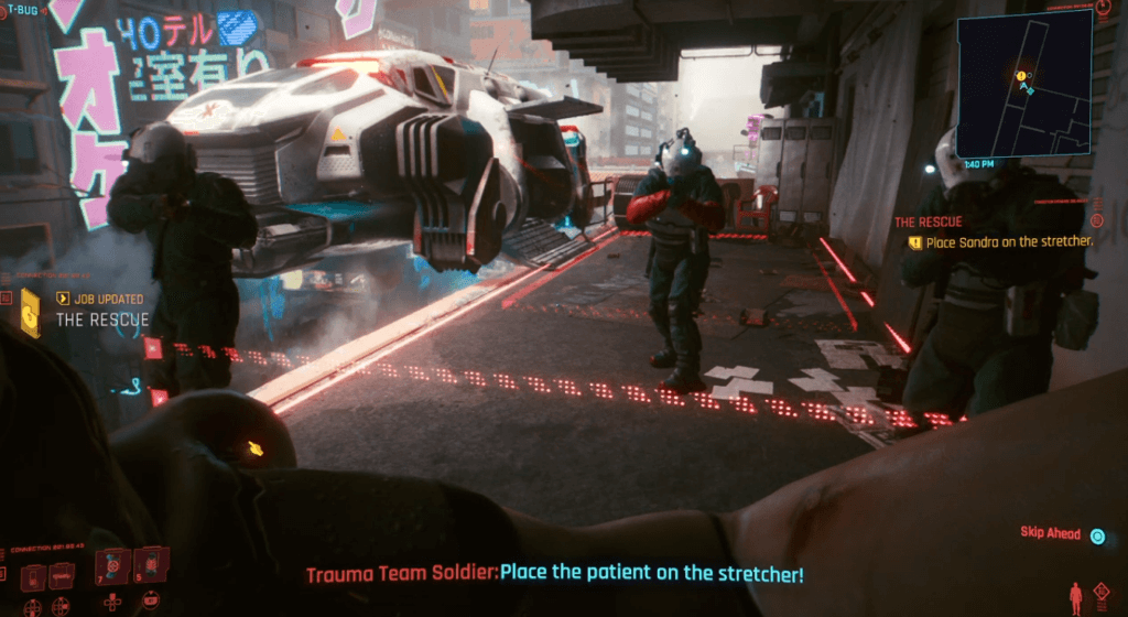 Cyberpunk 2077 The Rescue 06