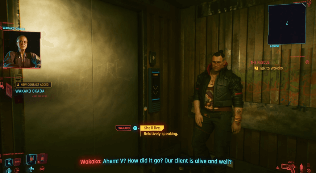 Cyberpunk 2077 The Rescue 07