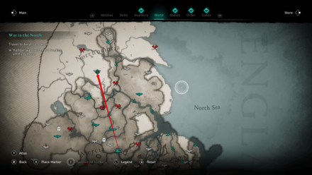 War in the North - Travel to Anlaf