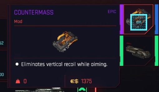 Cyberpunk 2077 Phantom Liberty - Weapon Mod