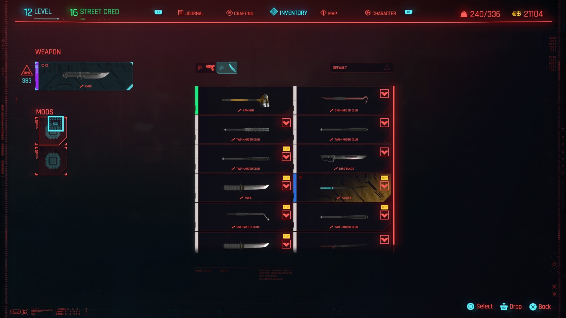 Cyberpunk 2077 Phantom Liberty - Melee Weapon Attachments