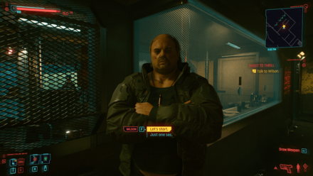 Shoot to Thrill Talk to Wilson