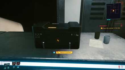 Returning the scanner