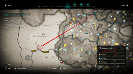 The First Night of Samhain - Find and speak to Gunnar in Western Glowecestre.png