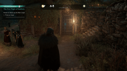 The First Night of Samhain - Knock on doors as the Mari Lwyd.png