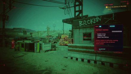 Cyberpunk 2077 - Scan the devices in the area. Scan the transformer