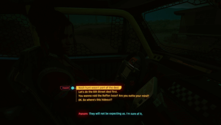 Cyberpunk 2077 - Talk to Panam