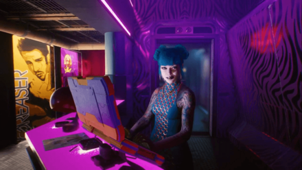 Cyberpunk 2077 - Jack in at reception