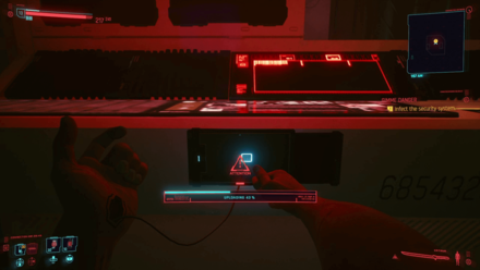 Cyberpunk 2077 - Infect security system