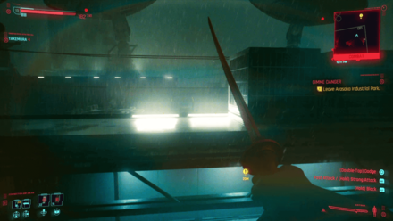 Cyberpunk 2077 - Leave Arasaka Industrial Park