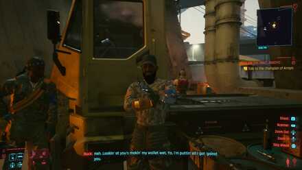 Cyberpunk 2077 Talk to the champion of Arroyo