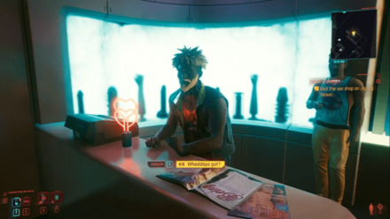 Cyberpunk 2077 - Visit the sex shop