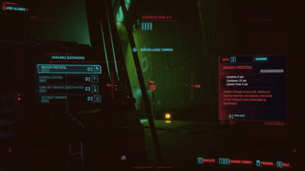 Cyberpunk 2077 - Use Cameras