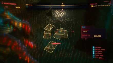 Cyberpunk 2077 - Look for clues in braindance