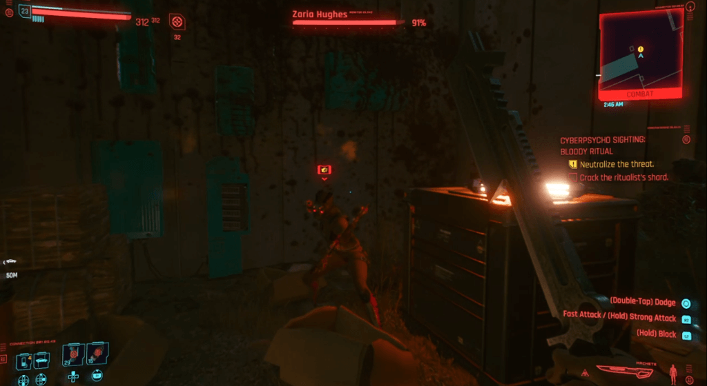 Cyberpunk 2077 Cyberpsychosis Sighting - Bloody Ritual 02.png
