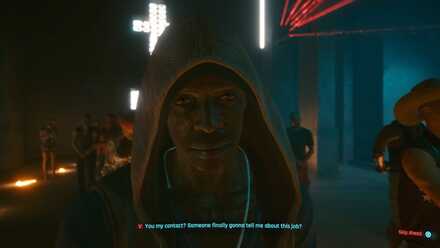Cyberpunk 2077 - Meet with your contact at the altar