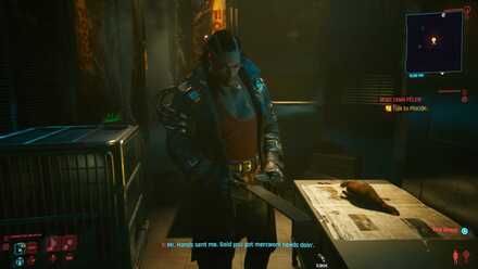 Cyberpunk 2077 - Talk to Placide