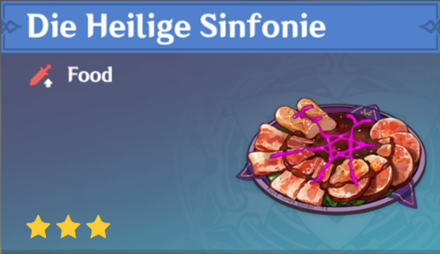 Genshin Impact - How to Get Die Heilige Sinfonie and Effects