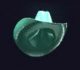 Reinforced Cyan Cowboy Hat