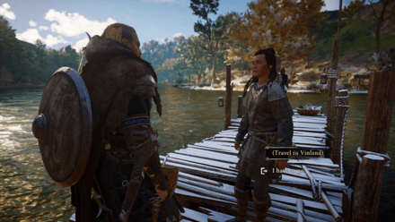 In a Strange Land - Speak to Nessa to leave for Vinland.png