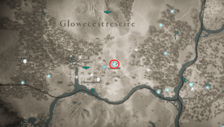 Cairn Mystery Cleeve Hill Glowecestrescire Location (AC Valhalla) - Map View.png