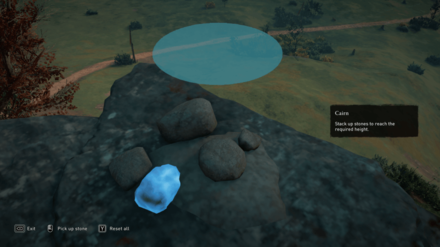 2nd Stone - Maen Ceti Cairn Mystery Glowecestrescire (AC Valhalla).png