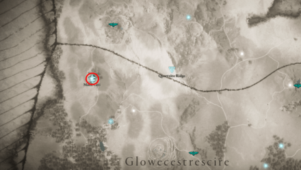 Cairn Mysterry Maen Ceti Glowescestrescire Location (AC Valhalla) - Map View.png