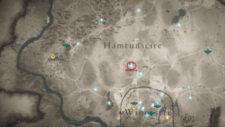 Cairn Mystery Heald Tor Hamtunscire Location (AC Valhalla) - Map View.png
