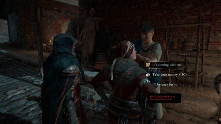 A Rivalry for the Ages - Find and talk to Maximilian about the legionnaire statue.png