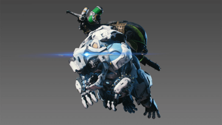 frostclaw α+ armor set and forgefire α+ weapon for palico.png