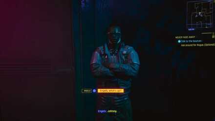 Cyberpunk 2077 - Talk to the bouncer