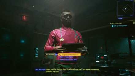 Cyberpunk 2077 - Talk to the Ripperdoc