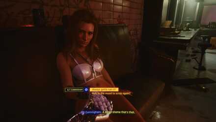 Cyberpunk 2077 - Talk to Alt